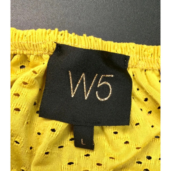 Women's‎ W5 Blouse, Size L, Yellow - Picture 6 of 8